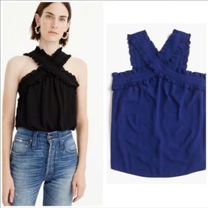 J.Crew Drapey Wrap Front Top - 12P